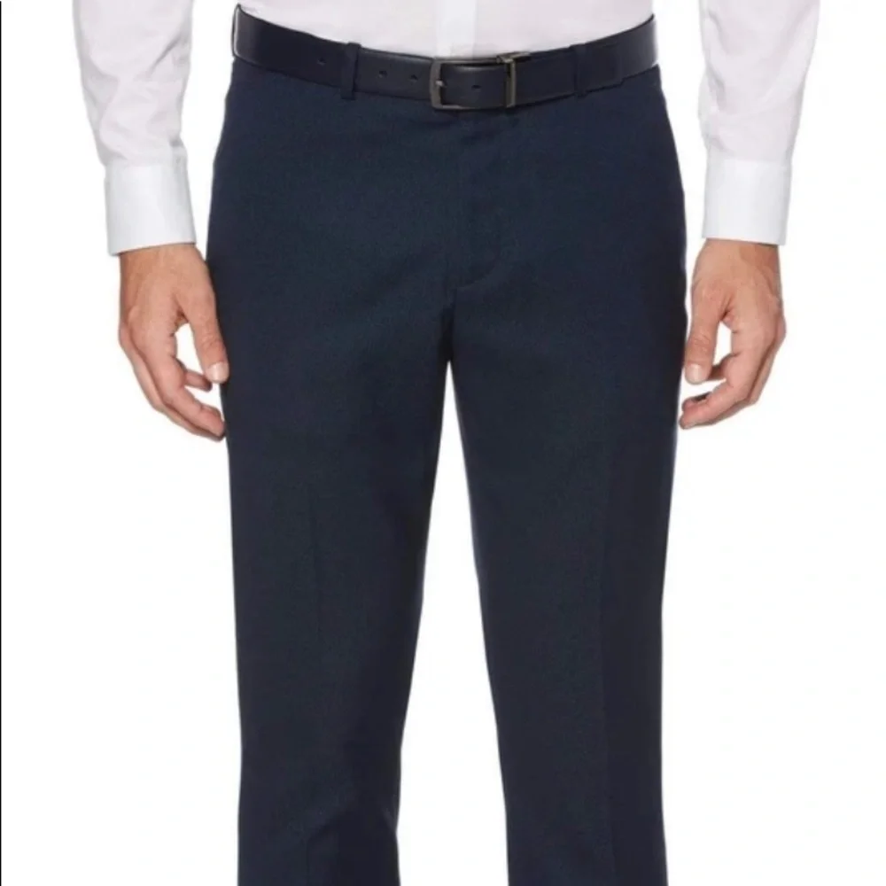 Perry Ellis Slim Fit Travel Luxe Pant Bering Sea
